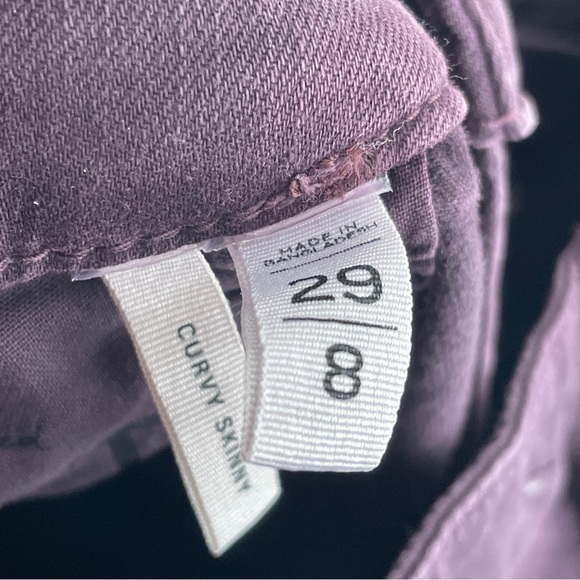 Loft Womens Size 8 purple pants 0773 - Picture 8 of 11